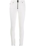 Tom Ford Maxi Zip Skinny Trousers - White