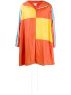 Comme Des Garçons Shirt Boys Colour-block Raincoat - Orange