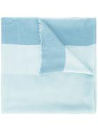 Coach Windowpane Challis Scarf - Blue