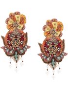 Etro Oversized Embellished Earrings - Multicolour