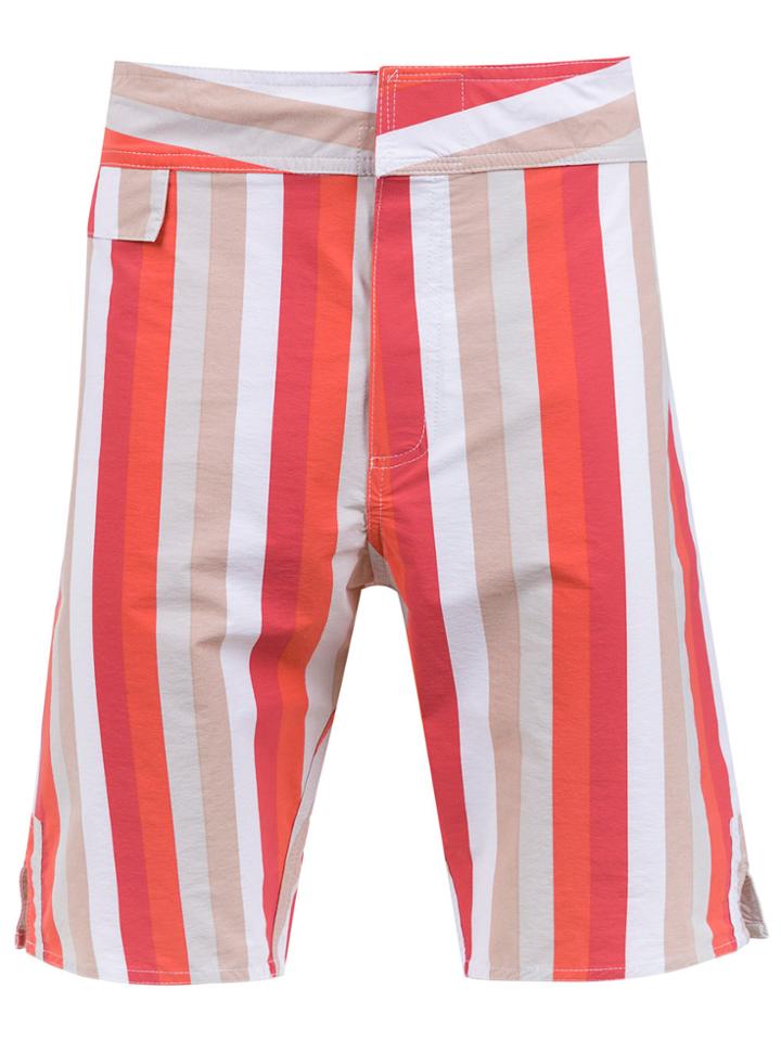 Amir Slama Mid Rise Swim Shorts - Yellow & Orange