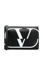 Valentino Go Logo Clutch - Black