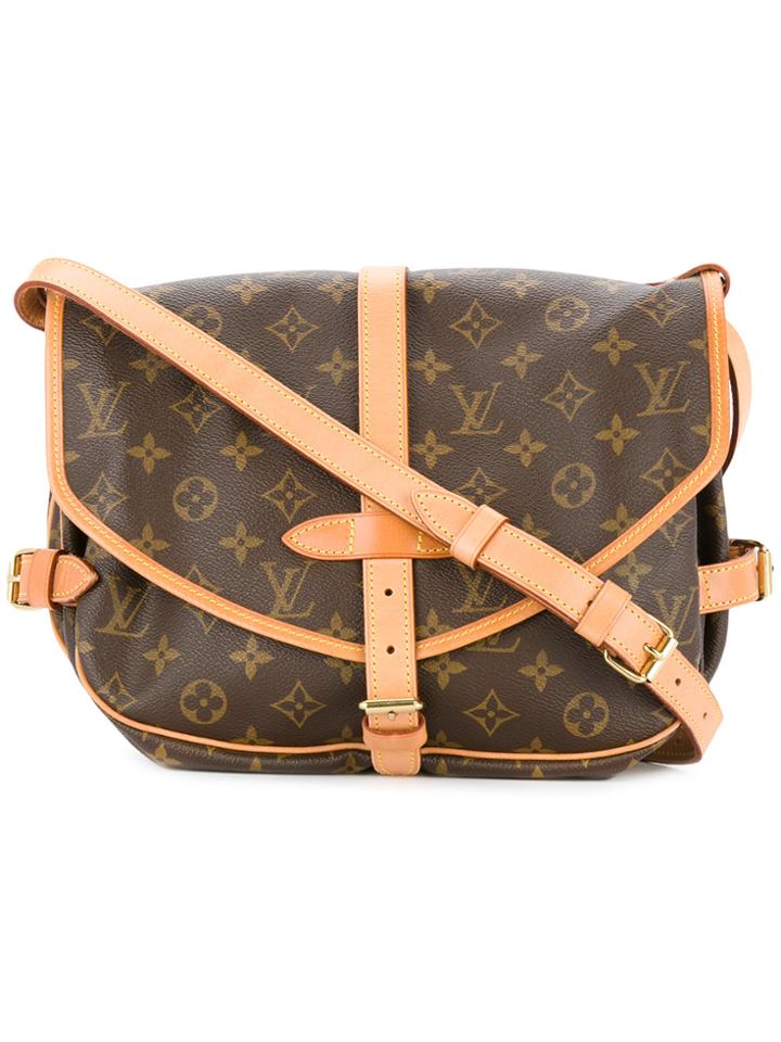 Louis Vuitton Vintage Saumur 30 Monogram Shoulder Bag - Brown