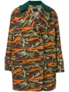 Jean Paul Gaultier Vintage Double-breasted Camouflage Coat -