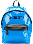 Dsquared2 Patent Leather Backpack - Blue