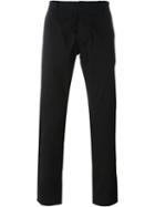 Armani Jeans Classic Trousers, Men's, Size: 52, Black, Cotton/spandex/elastane