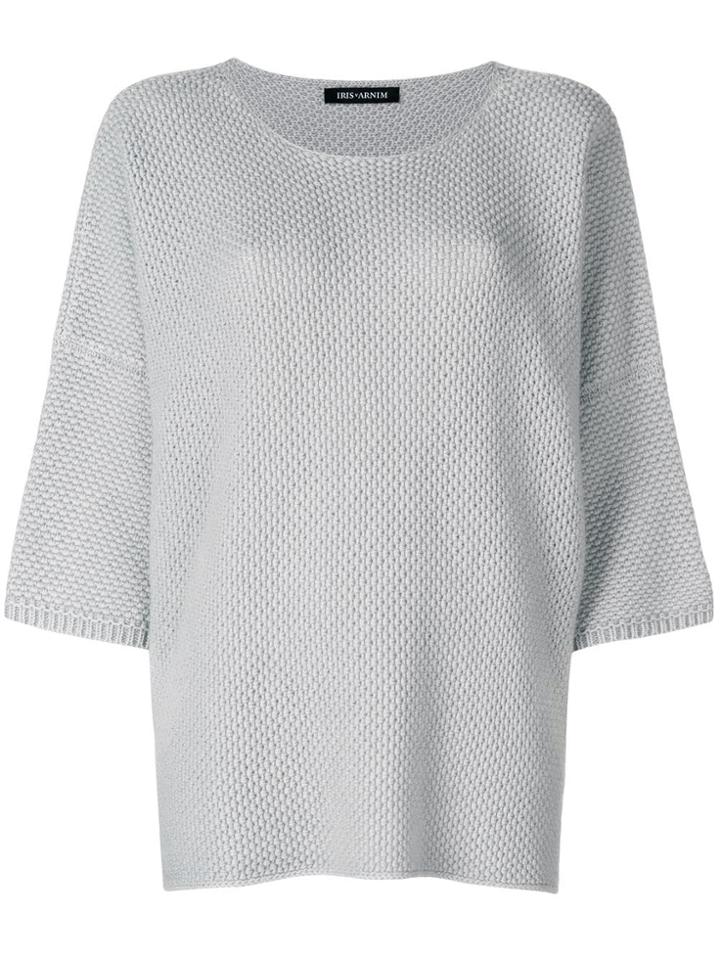 Iris Von Arnim Knitted Sweater - Grey