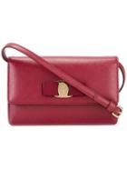 Salvatore Ferragamo 'vara' Crossbody Bag, Women's, Red, Leather