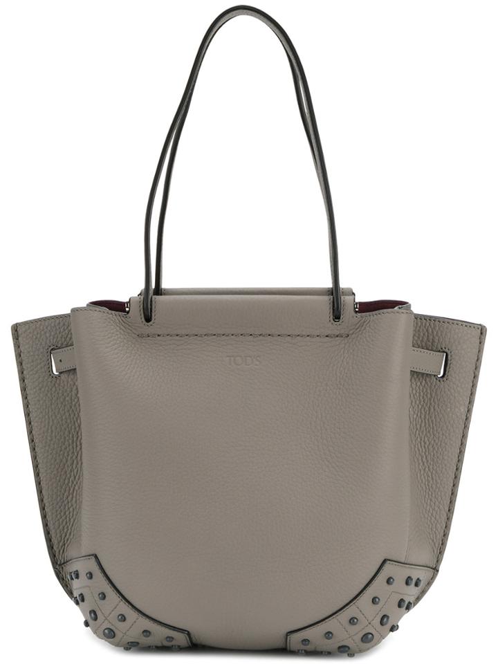Tod's Wave Small Tote - Grey
