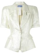 Thierry Mugler Vintage Lurex Jacket, Women's, Size: 36, Grey