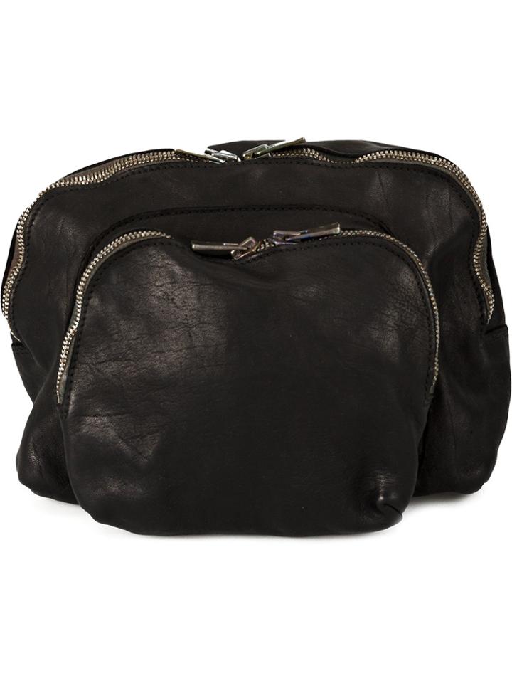 Guidi Multi-functional Clutch Bag - Black