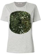 Odeeh Sequin Embellished T-shirt - Grey