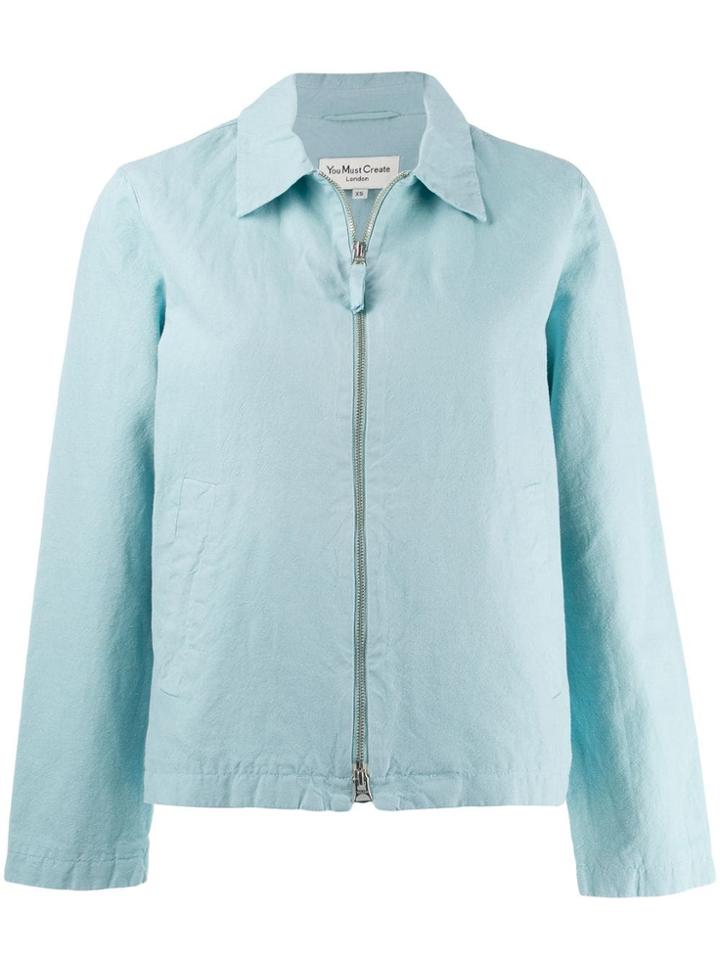 Ymc Pointed Collar Jacket - Blue