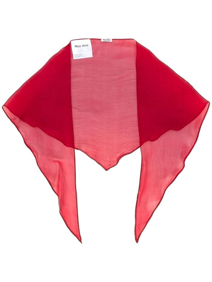 Miu Miu Foulard - Red