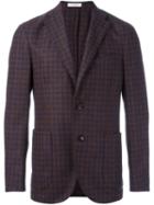 Boglioli Two Button Blazer, Men's, Size: 54, Blue, Acetate/cupro/cashmere/wool