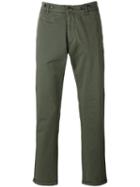 Barena Classic Chinos, Men's, Size: 48, Green, Cotton/polyester/spandex/elastane