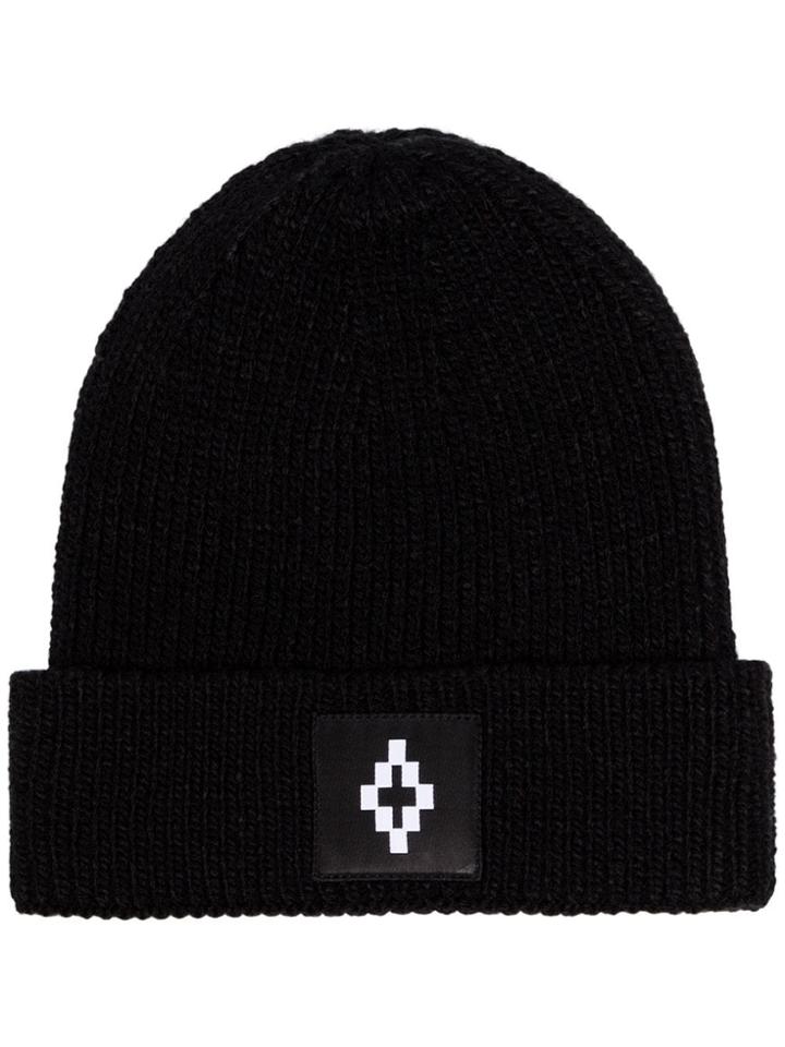 Marcelo Burlon County Of Milan County Logo Beanie - Black