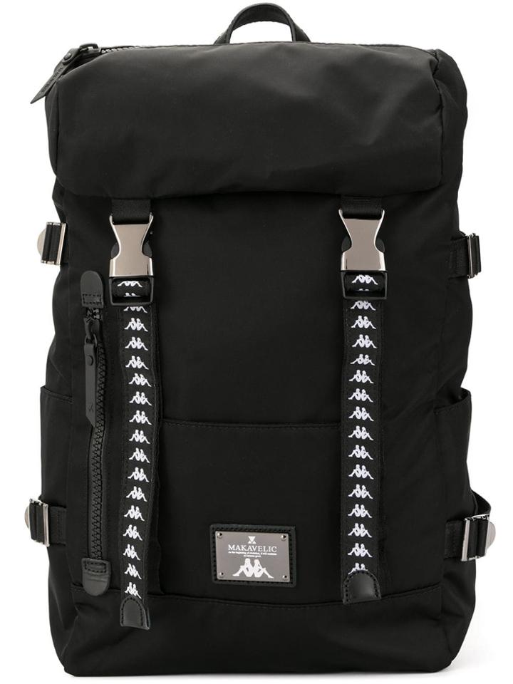 Makavelic Makavelicxkappa Double Belt Backpack - Black