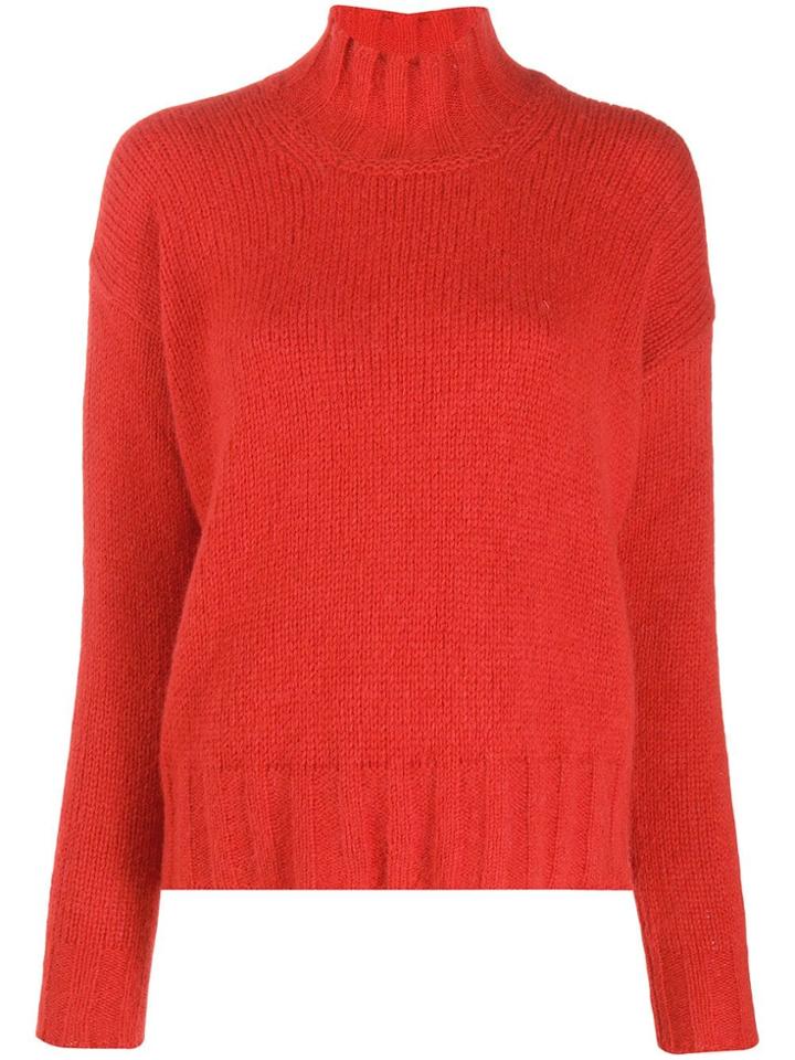 Dondup Turtleneck Jumper - Red