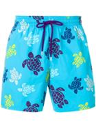 Vilebrequin Turtle Print Swim Shorts - Blue