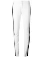 Tom Ford Two-tone Slim Trousers, Women's, Size: 38, Nude/neutrals, Spandex/elastane/acetate/viscose