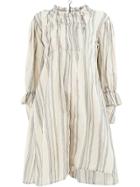 Renli Su Renli Su R18av0044 Stripe Cotton/polyester/cotton/mulberry
