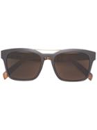 Italia Independent Square Frame Sunglasses, Men's, Brown, Plastic