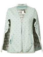 Thomas Wylde - Cherry Denim Jacket - Women - Cotton/spandex/elastane - M, Blue, Cotton/spandex/elastane