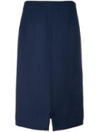 Courrèges Front Slit Skirt - Blue