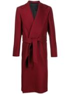 Christian Pellizzari Tie Waist Coat - Red