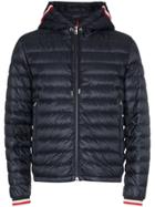 Moncler Quilted Shell Hooded Jacket - Blue