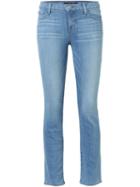 J Brand Cropped Slim Jeans, Women's, Size: 27, Blue, Cotton/lyocell/spandex/elastane