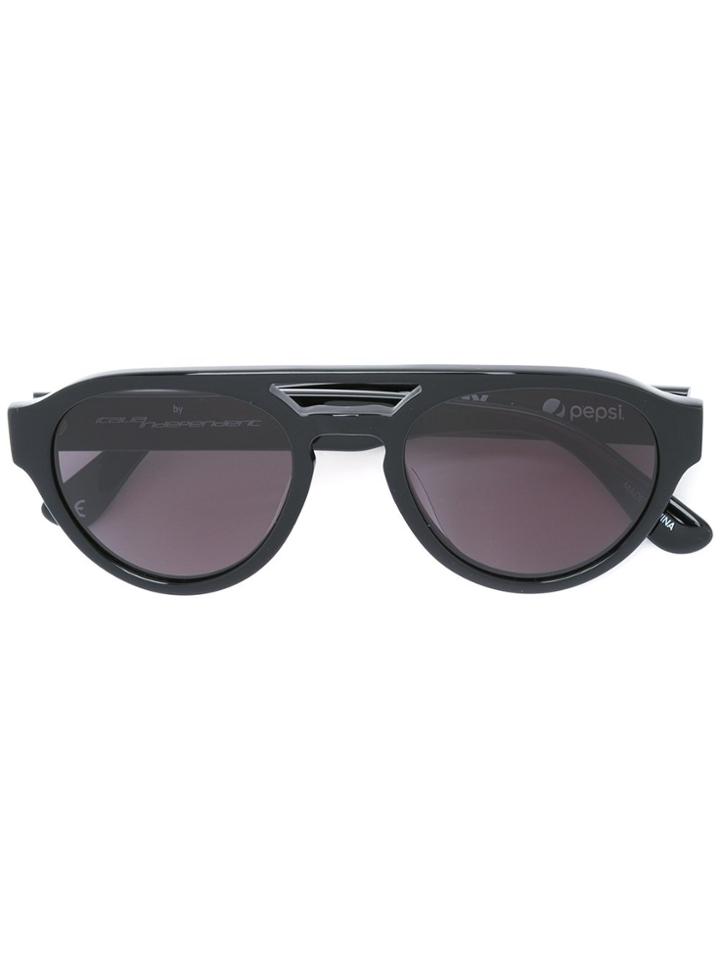 Italia Independent Smiley Sunglasses - Black