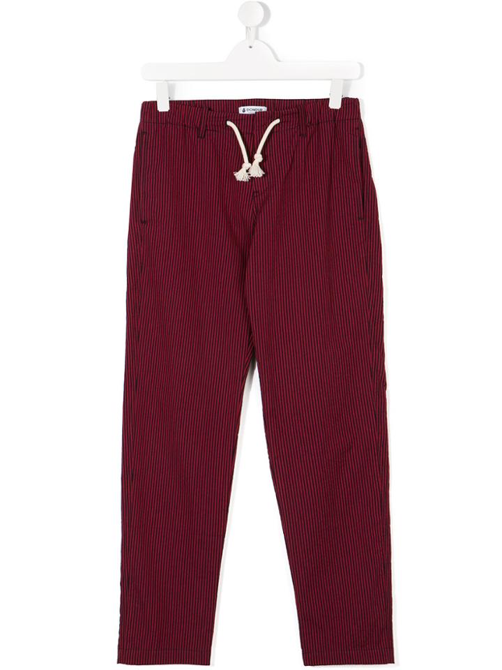 Dondup Kids Drawstring Trousers - Red