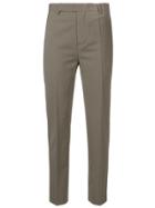 Rick Owens Slim Fit Tailored Trousers - Brown