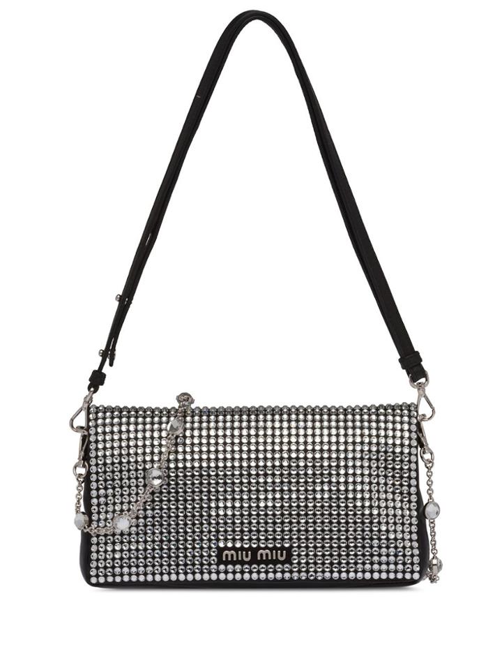Miu Miu Starlight Clutch - Black