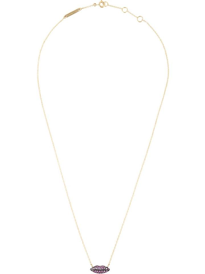 Delfina Delettrez 'lips' Sapphire Necklace