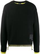 Diesel Layered Contrast Jumper - Black