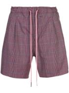 Rochambeau Plaid Sport Shorts - Pink
