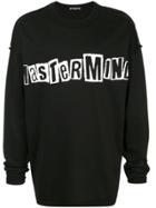 Mastermind World Logo Print L/s T-shirt - Black