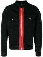 Represent Contrast Trim Denim Jacket - Black