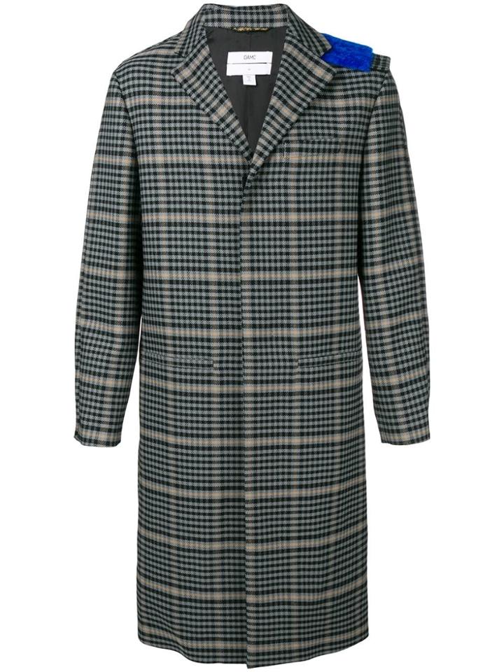 Oamc Checked Single Breasted Coast - Grey