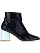 Chiara Ferragni Flirting Boots, Women's, Size: 38, Blue, Leather/plastic