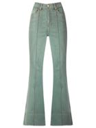 Amapô High Waist Flared Jeans - Green