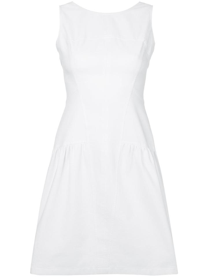 Chanel Vintage 1996 Flared Short Dress - White