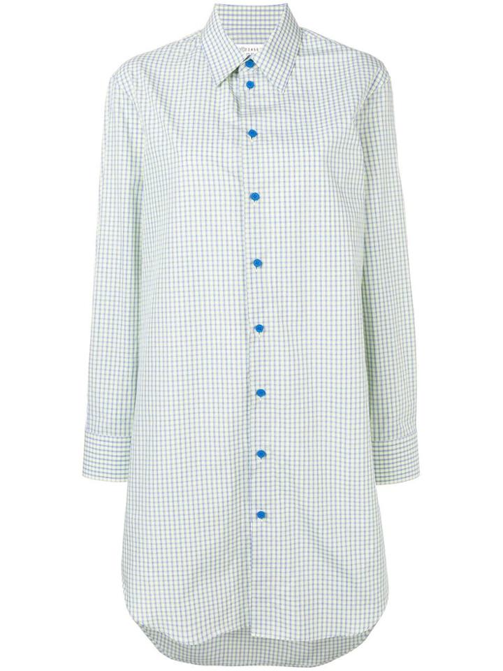 Maison Margiela Check Print Shirt - Yellow