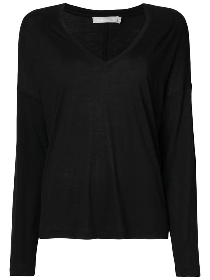 Vince V-neck Sweater - Black