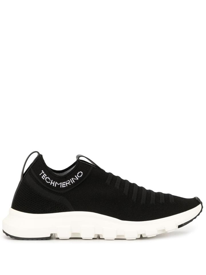 Ermenegildo Zegna Tech Merino Sneakers - Black