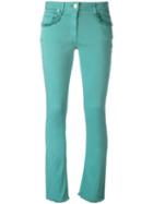 Etro Flared Jeans, Women's, Size: 29, Green, Cotton/spandex/elastane