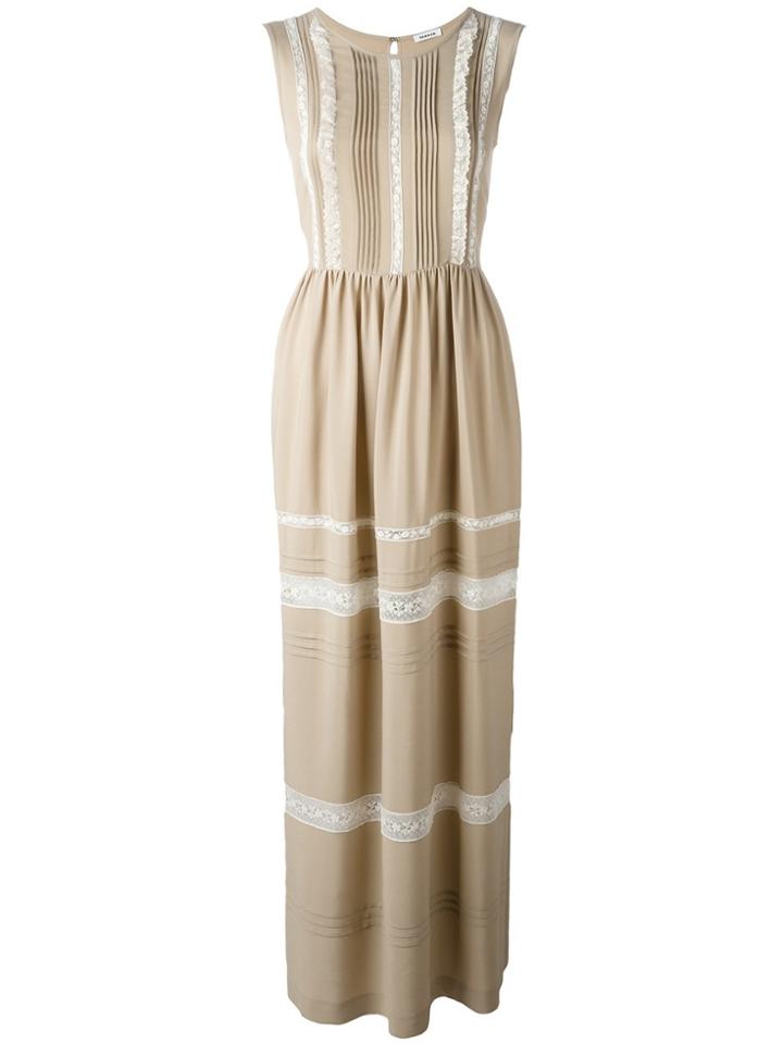 P.a.r.o.s.h. Anja Dress - Nude & Neutrals